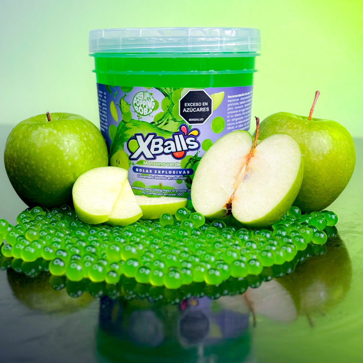 Bolitas Explosivas De Manzana Verde