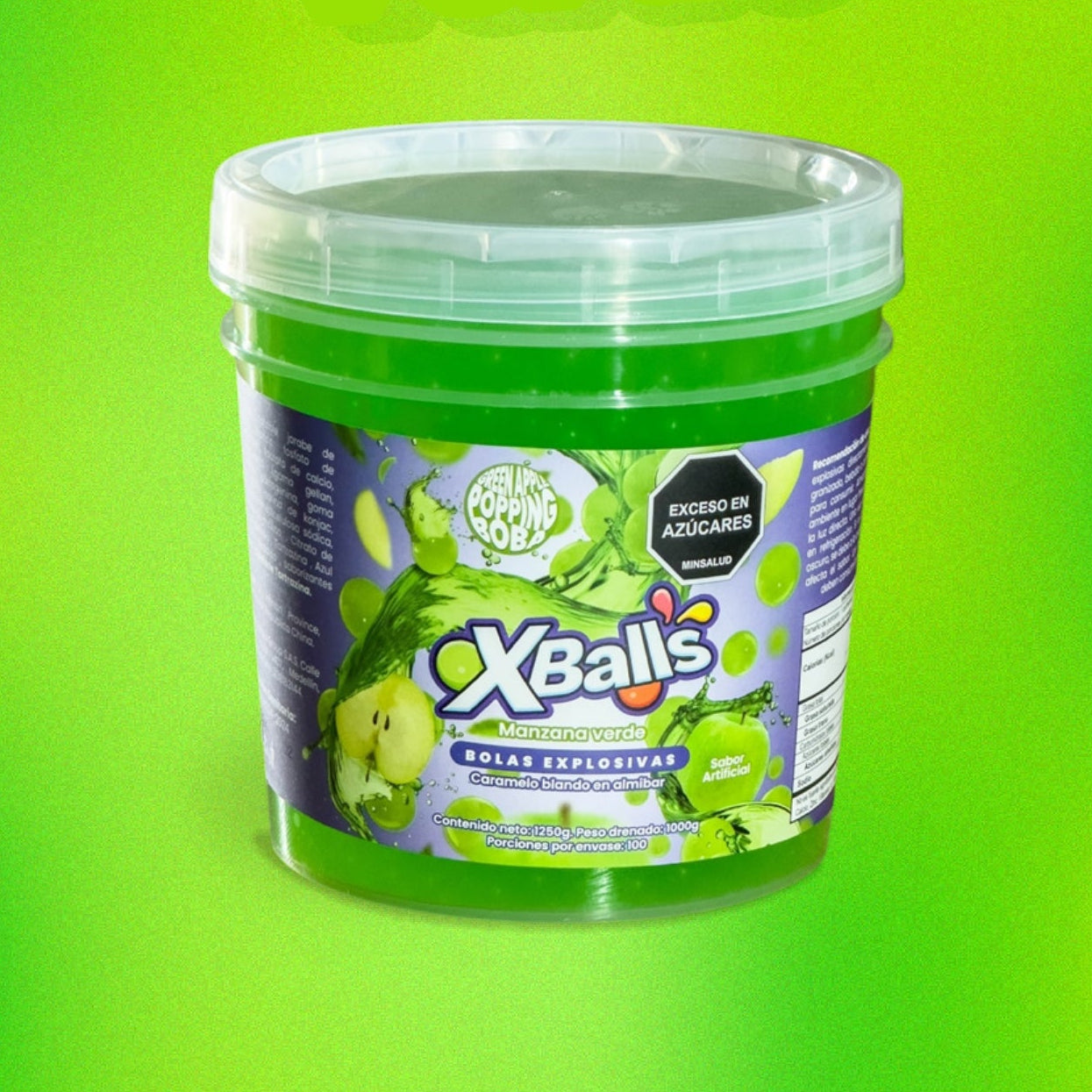 Bolitas Explosivas De Manzana Verde